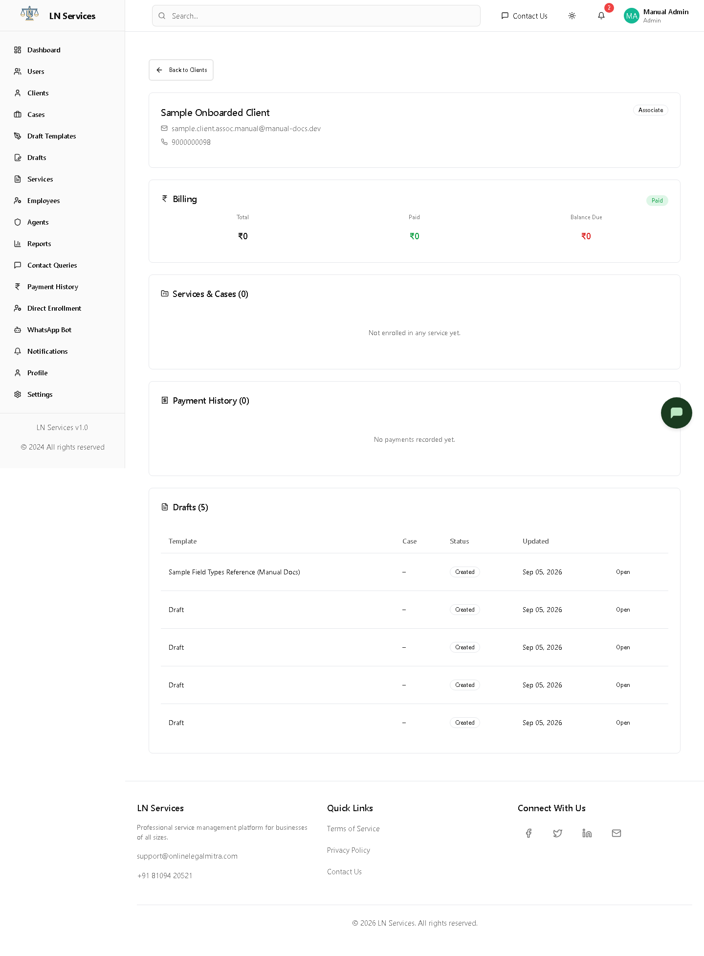 Client Overview