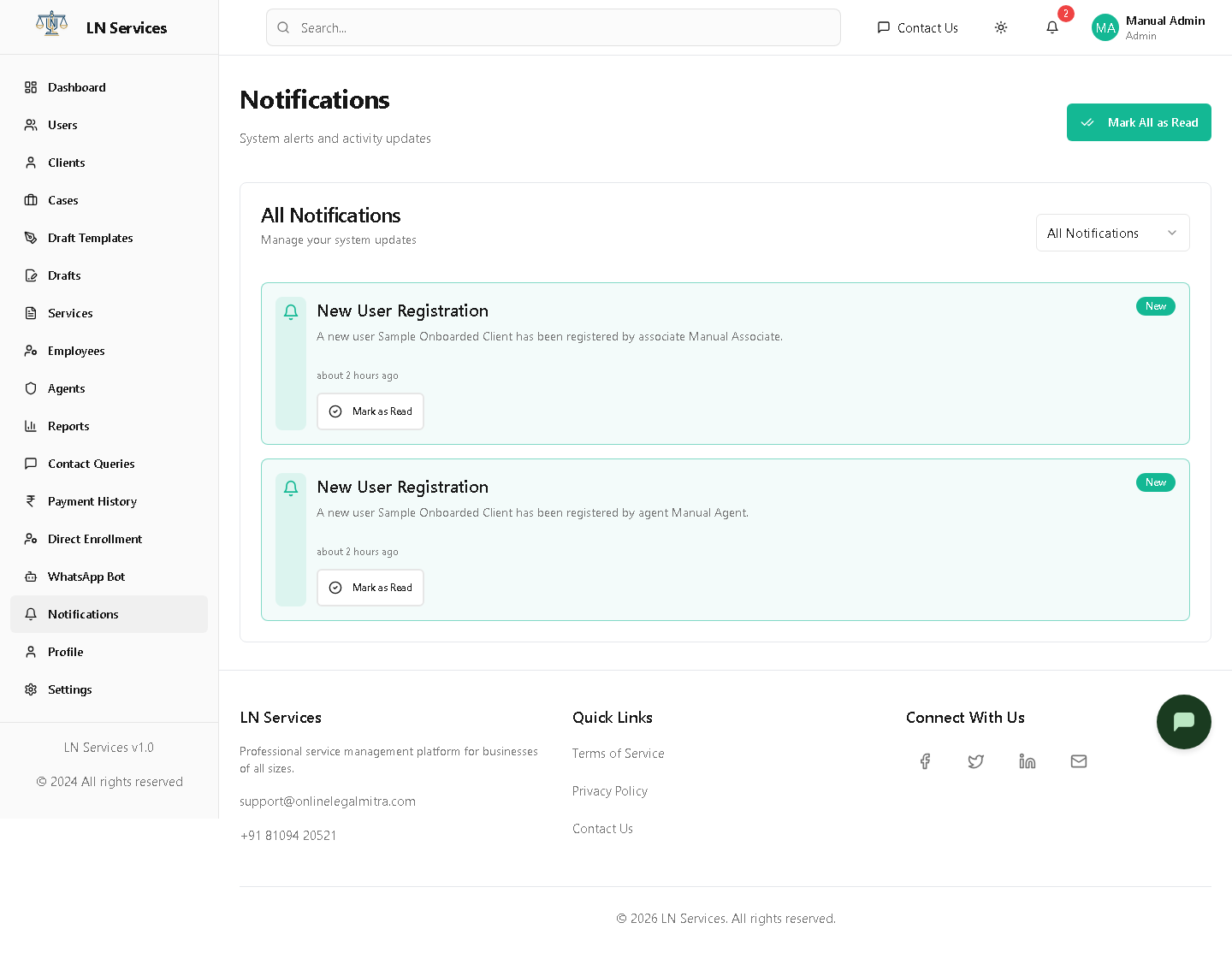 Notifications