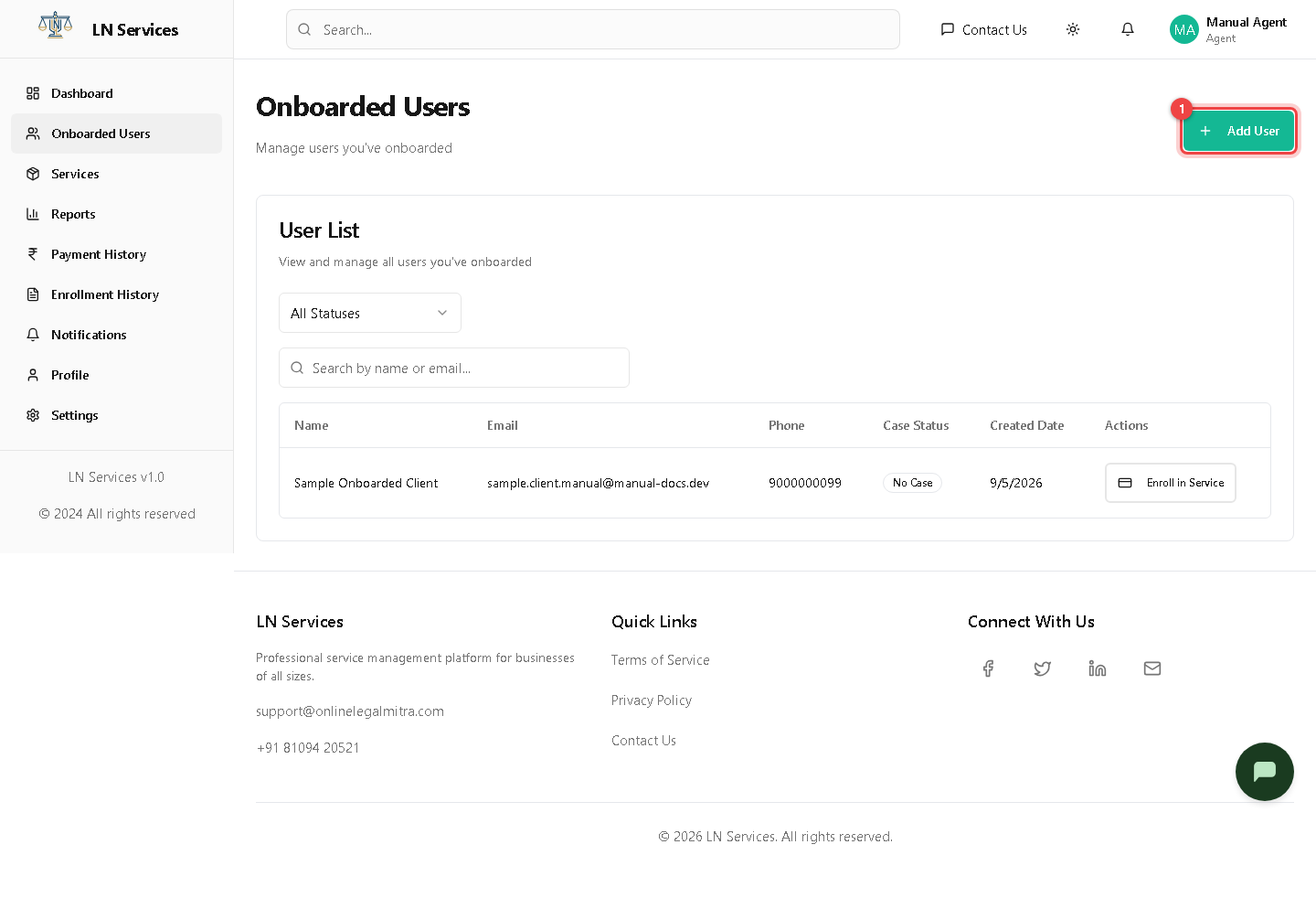 Onboarded Users