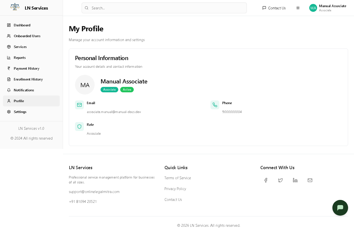 My Profile