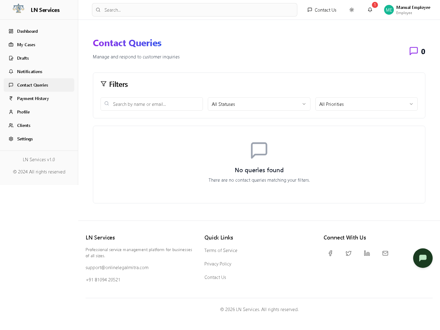 Contact Queries